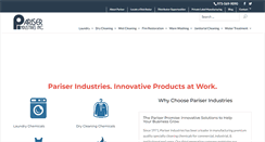 Desktop Screenshot of pariserchem.com